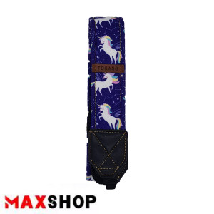 Horned neck camera strap